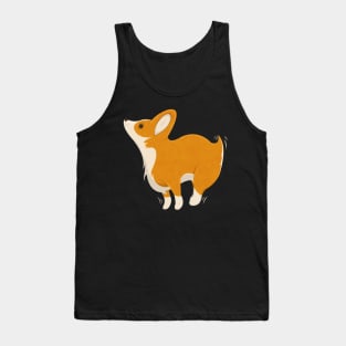 Cartoon Corgi Tank Top